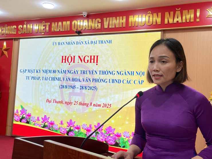 Xã Đại Thanh: Gặp mặt kỷ niệm 80 năm Ngày Truyền thống các ngành trong hệ thống UBND các cấp (28/8/1945 - 28/8/2025)- Ảnh 2.