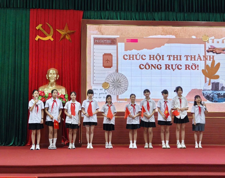 Hội thi "Tuyên truyền ca khúc Măng non" - Sân chơi bổ ích cho thiếu nhi, khẳng định vai trò của tuổi trẻ- Ảnh 9.
