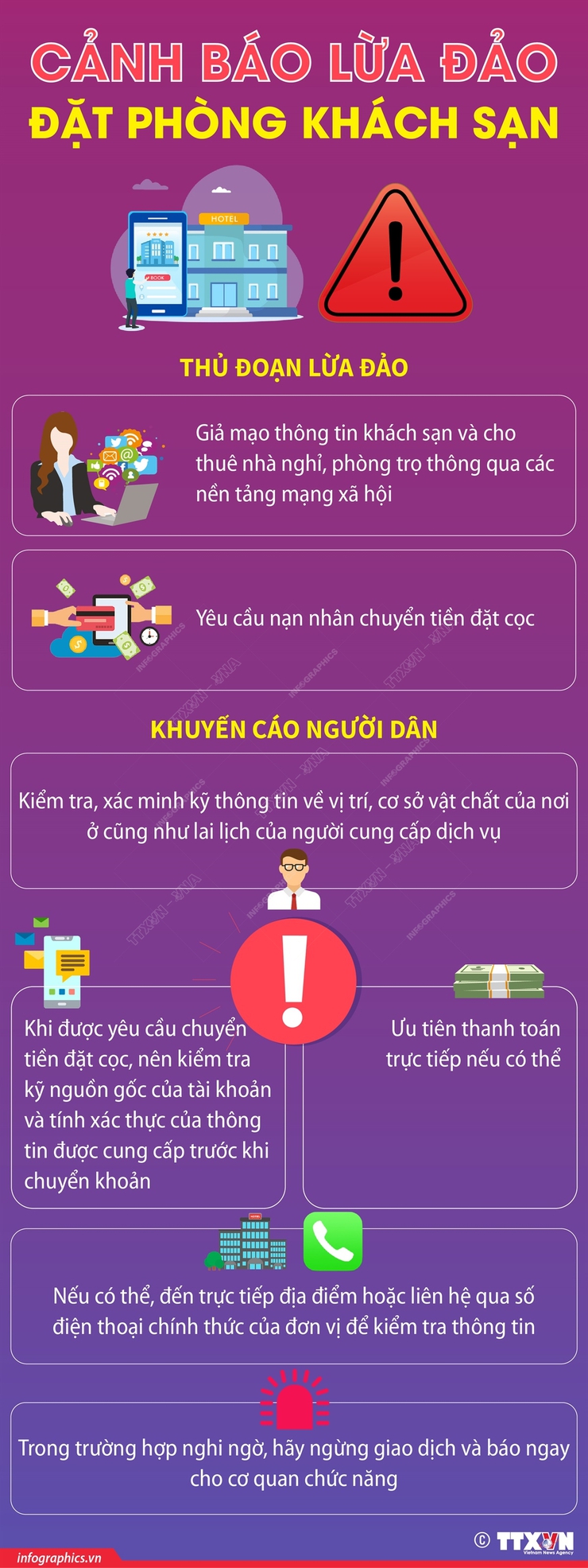 Cảnh báo du khách về thủ đoạn lừa đảo đặt phòng dịp lễ Quốc khánh 2/9- Ảnh 1.