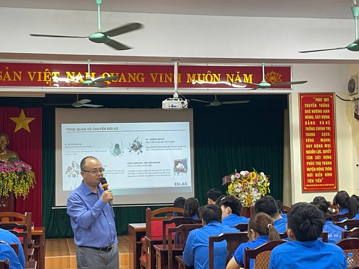 Lớp bồi dưỡng kỹ năng, nghiệp vụ công tác Đoàn – Hội năm 2025 tại xã Phúc Thọ- Ảnh 4.
