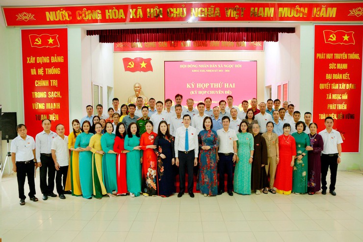 Kỳ họp thứ 2 HĐND xã Ngọc Hồi khóa XXII, nhiệm kỳ 2021-2026- Ảnh 8.