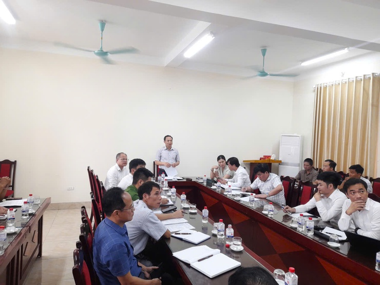  Hội nghị họp Ban chỉ đạo giải phóng mặt bằng dự án 
           Đường sắt tốc độ cao trục Bắc -Nam- Ảnh 1.