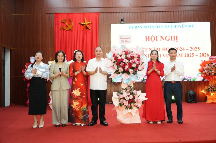 Xã Chuyên Mỹ: Tổng kết năm học 2024 - 2025; triển khai phương hướng, nhiệm vụ trọng tâm năm học 2025 - 2026- Ảnh 2.