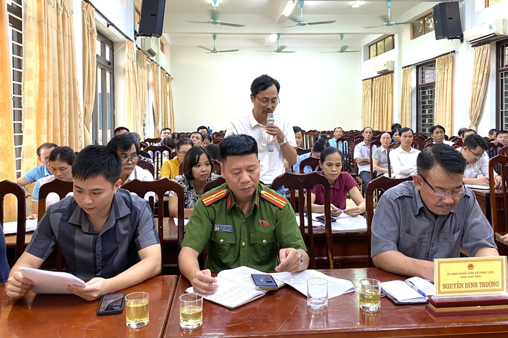 Xã Phúc Lộc tổ chức Hội nghị triển khai công tác phòng, chống thiên tai, ứng phó, khắc phục hậu quả cơn bão số 5 (KAJKI) năm 2025- Ảnh 9.