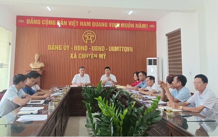 HĐND xã Chuyên Mỹ tổ chức hội nghị giao ban quý II/2025.- Ảnh 1.