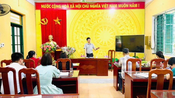 THƯỜNG TRỰC HĐND XÃ SÓC SƠN KHẢO SÁT VIỆC TRIỂN KHAI NHIỆM VỤ NĂM HỌC 2025 - 2026 - Ảnh 1.