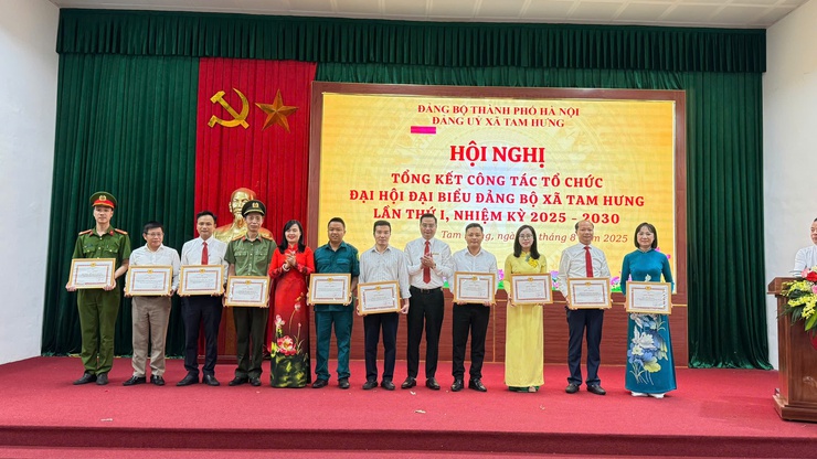 Xã Tam Hưng tổng kết công tác tổ chức Đại hội đại biểu Đảng bộ xã lần thứ I, nhiệm kỳ 2025 – 2030- Ảnh 4.