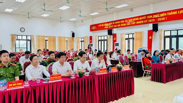 Xã Tam Hưng tổng kết công tác tổ chức Đại hội đại biểu Đảng bộ xã lần thứ I, nhiệm kỳ 2025 – 2030- Ảnh 3.