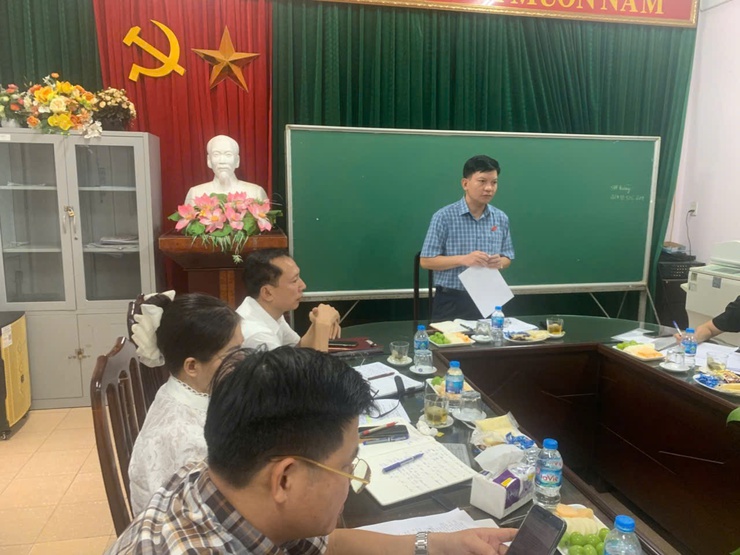 Ban Văn hoá - Xã hội, HĐND phường Phú Lương giám sát đối với Trường THCS Phú Lương về công tác chuẩn bị năm học mới 2025-2026- Ảnh 2.