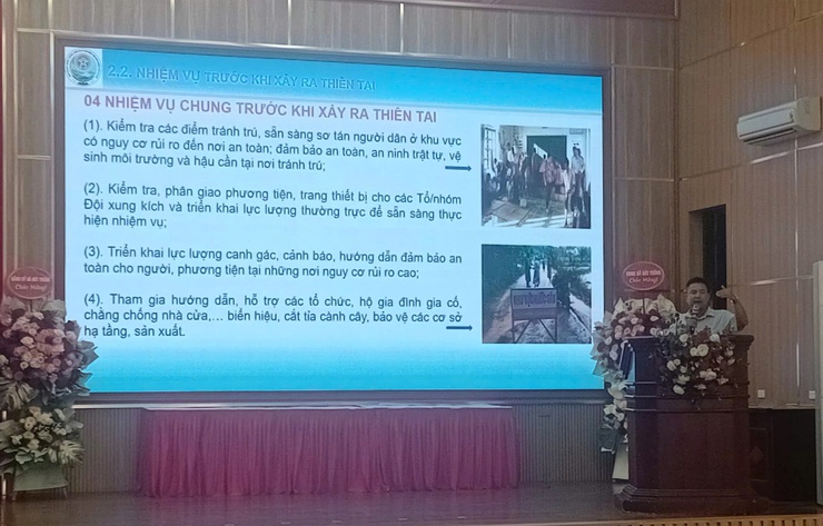 Bát Tràng tập huấn nâng cao kiến thức, kỹ năng phòng chống thiên tai cho lực lượng xung kích cơ sở- Ảnh 1.
