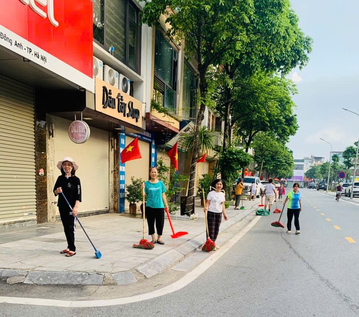 Đông Anh chỉnh trang cảnh quan chào mừng 80 năm Quốc khánh- Ảnh 11.