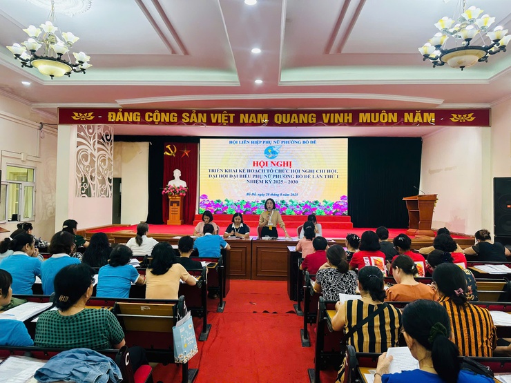 Hội LHPN phường Bồ Đề triển khai kế hoạch tổ chức hội nghị chi hội tiến tới Đại hội đại biểu Hội LHPN phường lần thứ I, nhiệm kỳ 2025 – 2030 - Ảnh 1.