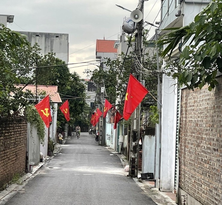Đông Anh chỉnh trang cảnh quan chào mừng 80 năm Quốc khánh- Ảnh 15.