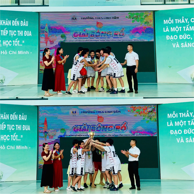 Trường THCS Linh Đàm tổ chức thành công giải bóng rổ học sinh 3x3 - Ảnh 8.