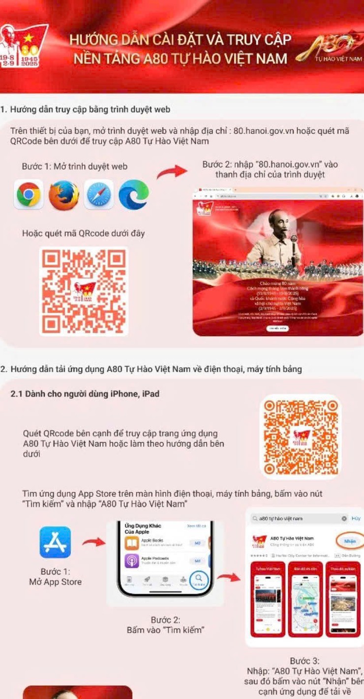 Trải nghiệm Đại lễ 02/9 trọn vẹn cùng nền tảng số “A80 - Tự hào Việt Nam” - Ảnh 3.