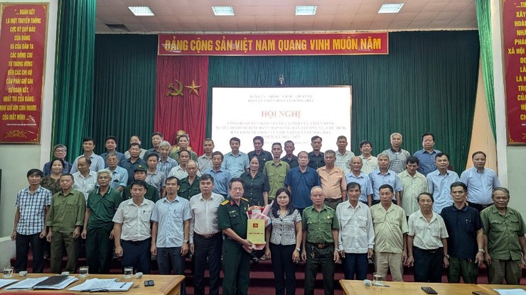 Ra mắt Hội Cựu chiến binh xã Dương Hoà: Thống nhất ý chí, giữ vững truyền thống để xây dựng quê hương- Ảnh 3.