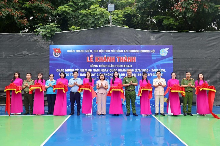 Công bố quyết định thành lập Đoàn Thanh niên và Chi hội Phụ nữ Công an phường Dương Nội- Ảnh 3.