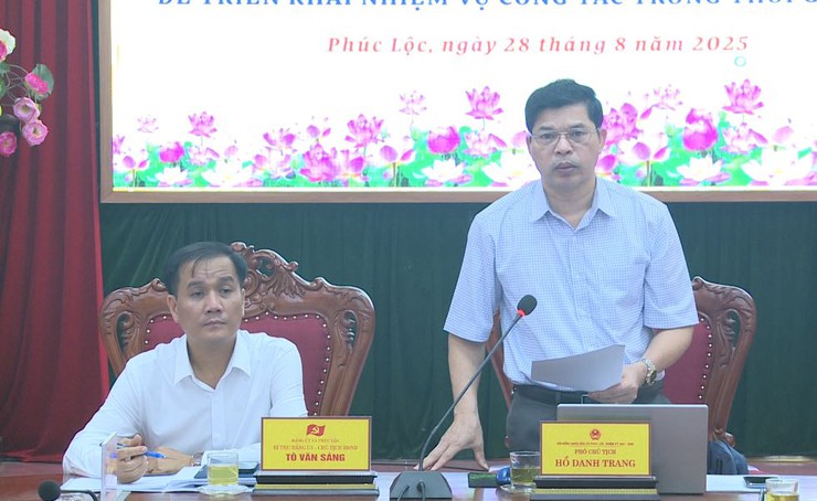 Thường trực HĐND xã Phúc Lộc tổ chức Hội nghị giao ban với các Ban, Tổ đại biểu HĐND xã để triển khai nhiệm vụ công tác trong thời gian tới- Ảnh 2.