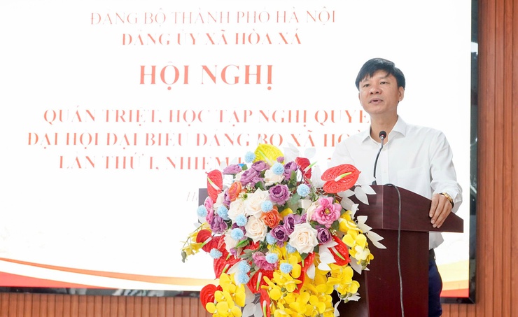 Đảng bộ xã Hoà Xá triển khai học tập, quán triệt Nghị quyết Đại hội Đảng bộ xã lần thứ I, nhiệm kỳ 2025 - 2030- Ảnh 5.