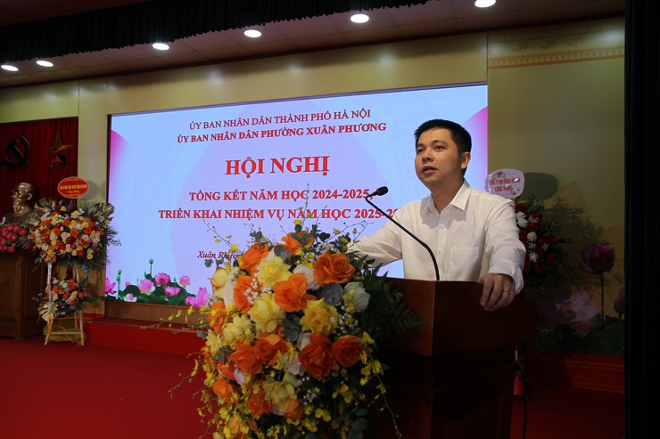 Phường Xuân Phương chú trọng đầu tư cơ sở vật chất ngành giáo dục, xây dựng “trường học hạnh phúc”- Ảnh 2.