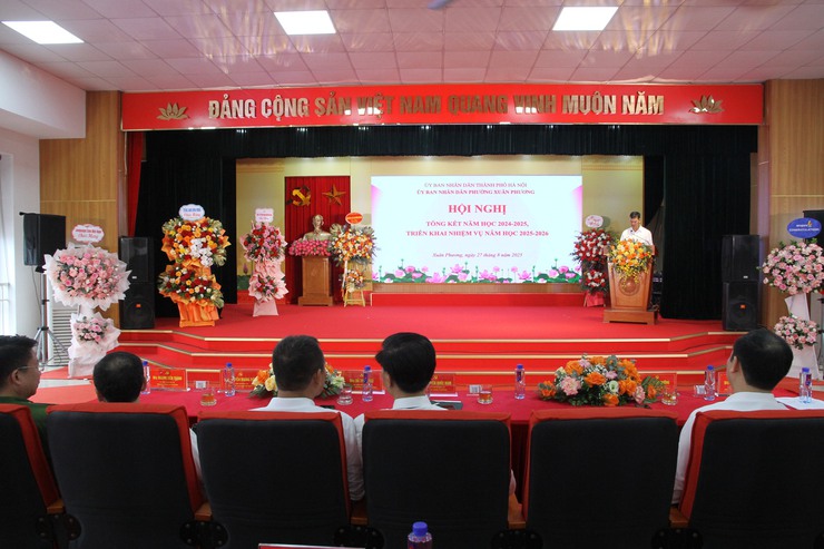Phường Xuân Phương chú trọng đầu tư cơ sở vật chất ngành giáo dục, xây dựng “trường học hạnh phúc”- Ảnh 1.