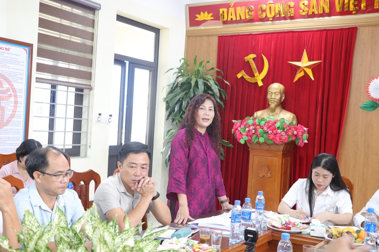 Ban Văn hóa - Xã hội HĐND xã Trần Phú giám sát chuẩn bị năm học mới- Ảnh 3.