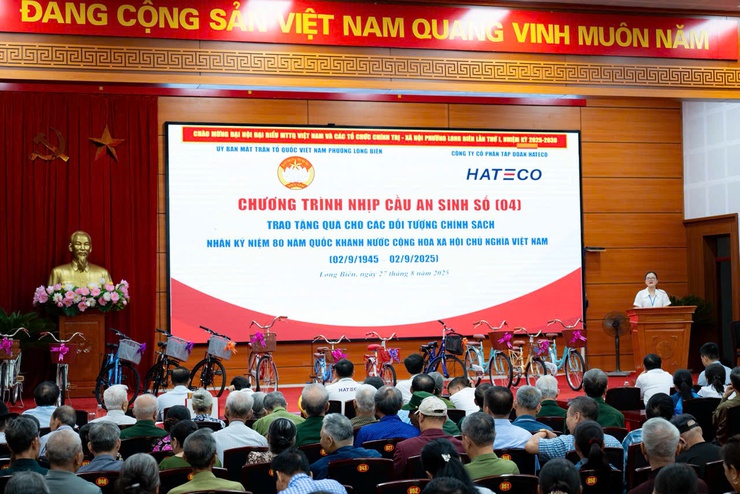 Uỷ ban MTTQ Việt Nam phường Long Biên tổ chức chương trình “ Nhịp cầu an sinh (số 04)- Ảnh 1.