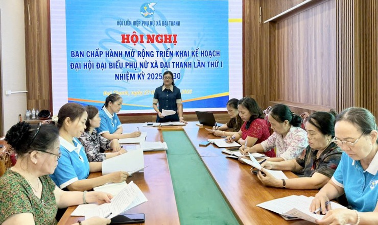 Hội LHPN xã Đại Thanh triển khai kế hoạch tổ chức Đại hội đại biểu lần thứ I, nhiệm kỳ 2025 – 2030- Ảnh 1.