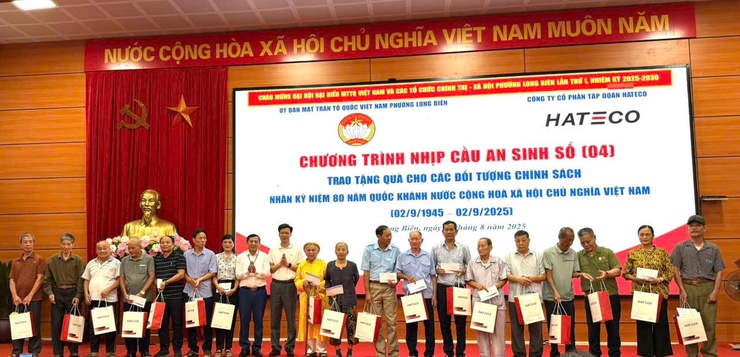 Uỷ ban MTTQ Việt Nam phường Long Biên tổ chức chương trình “ Nhịp cầu an sinh (số 04)- Ảnh 2.