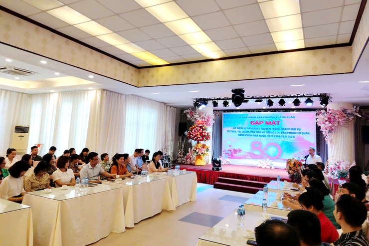 Phường Thanh Xuân gặp mặt kỷ niệm 80 năm Ngày truyền thống các Ngành trong hệ thống cơ quan chuyên môn- Ảnh 3.