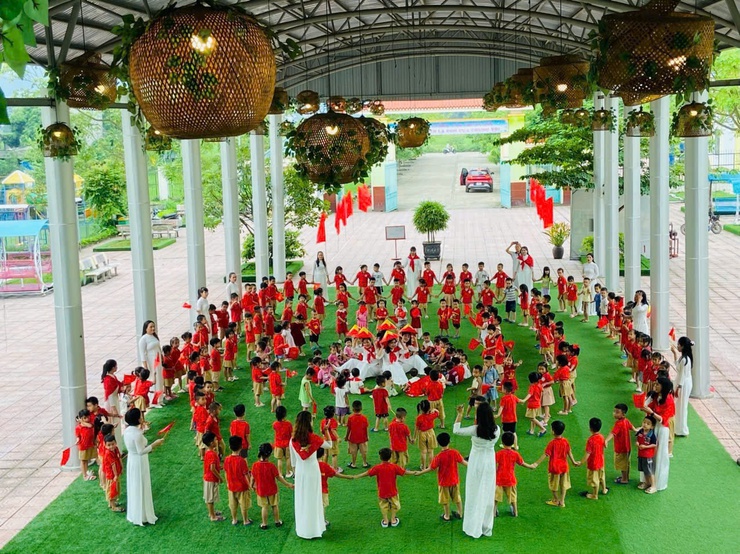 CÁC TRƯỜNG HỌC SÔI NỔI CÁC HOẠT ĐỘNG CHÀO MỪNG KỶ NIỆM 80 NĂM CÁCH MẠNG THÁNG TÁM VÀ QUỐC KHÁNH 2/9- Ảnh 4.