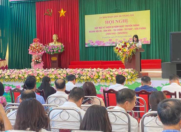 Trung Giã: Gặp mặt kỷ niệm 80 năm ngày truyền thống các ngành- Ảnh 3.