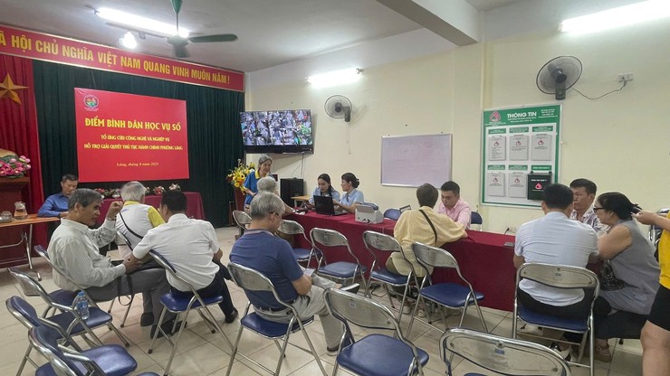 PHƯỜNG LÁNG RA MẮT 3 ĐIỂM BÌNH DÂN HỌC VỤ SỐ LƯU ĐỘNG- Ảnh 2.