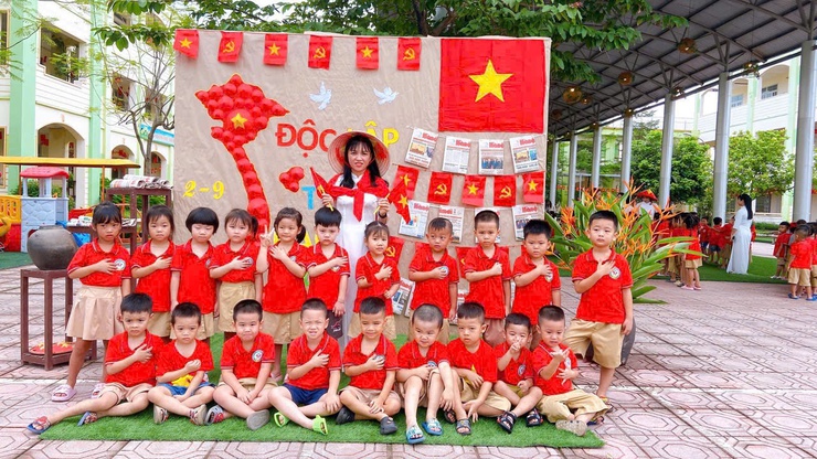 CÁC TRƯỜNG HỌC SÔI NỔI CÁC HOẠT ĐỘNG CHÀO MỪNG KỶ NIỆM 80 NĂM CÁCH MẠNG THÁNG TÁM VÀ QUỐC KHÁNH 2/9- Ảnh 1.
