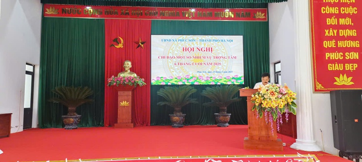 XÃ PHÚC SƠN TỔ CHỨC HỘI NGHỊ CHỈ ĐẠO MỘT SỐ NHIỆM VỤ TRỌNG TÂM 6 THÁNG CUỐI NĂM 2025- Ảnh 2.