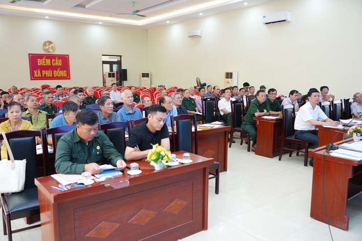 Hội CCB xã Phù Đổng triển khai kế hoạch tổ chức Đại hội Đại biểu Hội CCB xã Phù Đổng lần thứ VIII, nhiệm kỳ 2025- 2030- Ảnh 1.