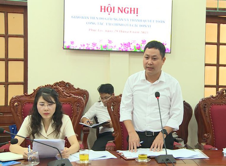 UBND xã Phúc Lộc tổ chức Hội nghị giao ban về tiến độ giải ngân và thanh quyết toán công tác tài chính năm 2025- Ảnh 4.