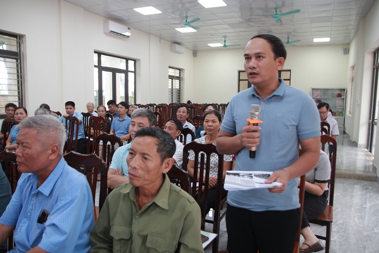 Hòa Xá: Đối thoại giữa chính quyền, nhân dân và doanh nghiệp cung cấp nước sạch- Ảnh 5.