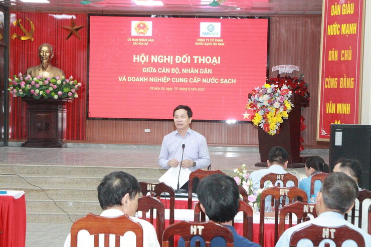 Hòa Xá: Đối thoại giữa chính quyền, nhân dân và doanh nghiệp cung cấp nước sạch- Ảnh 7.