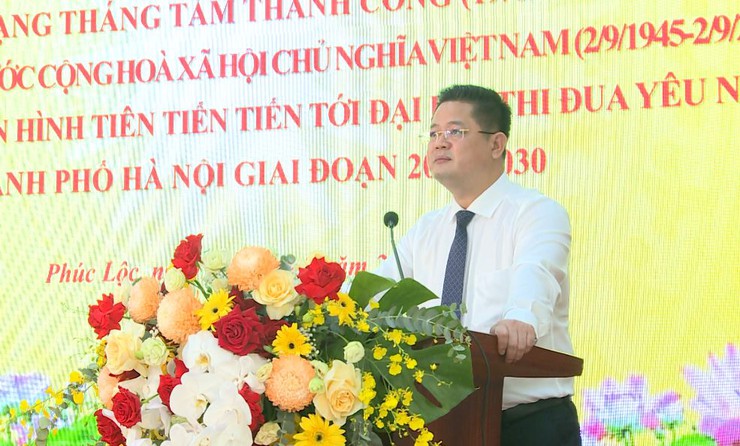 Xã Phúc Lộc trang trọng tổ chức Lễ kỷ niệm 80 năm Cách mạng Tháng Tám (19/8/1945 – 19/8/2025) và Quốc khánh (2/9/1945 – 2/9/2025); Khen thưởng điển hình tiên tiến tiến tới Đại hội thi đua yêu nước TP Hà Nội giai đoạn 2025 – 2030- Ảnh 5.