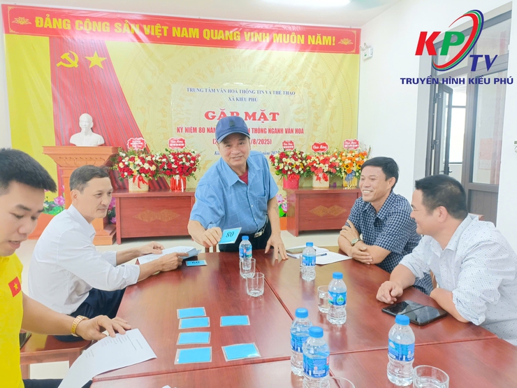 Trung tâm VHTT&TT xã Kiều Phú làm việc với các đoàn tham gia Giải Bóng chuyền hơi, thống nhất Điều lệ giải- Ảnh 5.
