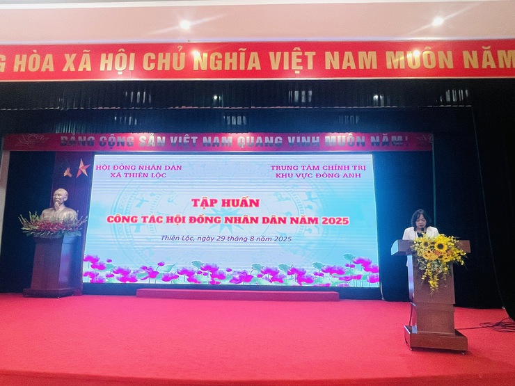 Hội nghị tập huấn công tác HĐND năm 2025 tại xã Thiên Lộc.- Ảnh 3.