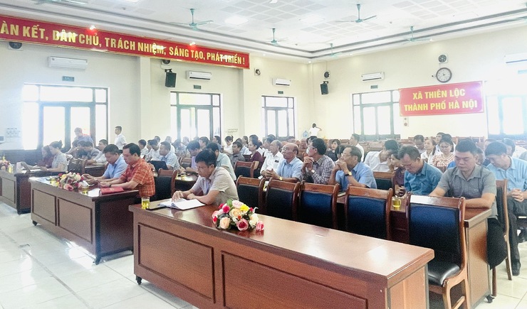 Hội nghị tập huấn công tác HĐND năm 2025 tại xã Thiên Lộc.- Ảnh 10.