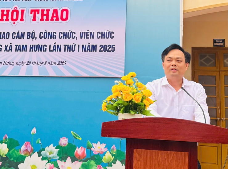 TƯNG BỪNG HỘI THAO THỂ DỤC THỂ THAO XÃ TAM HƯNG LẦN THỨ I NĂM 2025- Ảnh 5.