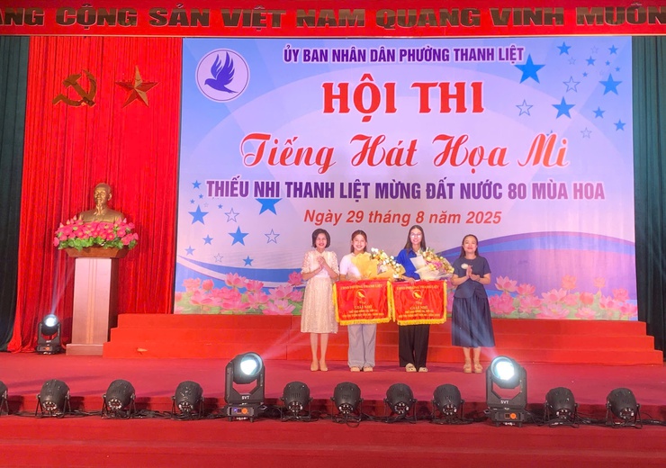 Phường Thanh Liệt: Hội thi “Tiếng hát Họa mi” với chủ đề Thiếu nhi Thanh Liệt mừng đất nước 80 mùa hoa- Ảnh 10.