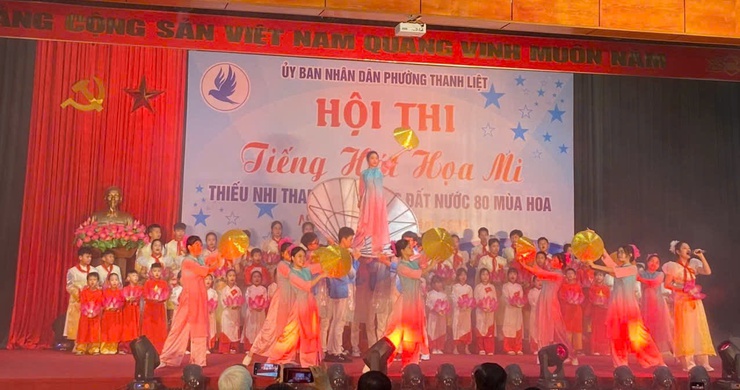 Phường Thanh Liệt: Hội thi “Tiếng hát Họa mi” với chủ đề Thiếu nhi Thanh Liệt mừng đất nước 80 mùa hoa- Ảnh 6.