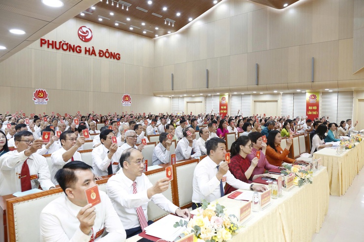 Đảng bộ phường Hà Đông tổ chức phiên trù bị Đại hội đại biểu Đảng bộ phường lần thứ I, nhiệm kỳ 2025–2030- Ảnh 7.