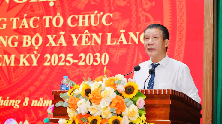 XÃ YÊN LÃNG TỔ CHỨC HỘI NGHỊ TỔNG KẾT CÔNG TÁC TỔ CHỨC ĐẠI HỘI ĐẢNG BỘ LẦN THỨ I, NHIỆM KỲ 2025–2030- Ảnh 2.