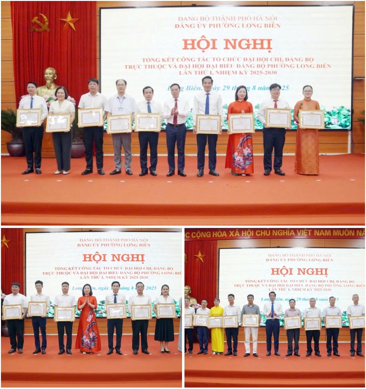 Đảng bộ phường Long Biên tổng kết công tác chỉ đạo Đại hội lần thứ I, khẳng định quyết tâm mới cho nhiệm kỳ 2025-2030- Ảnh 7.