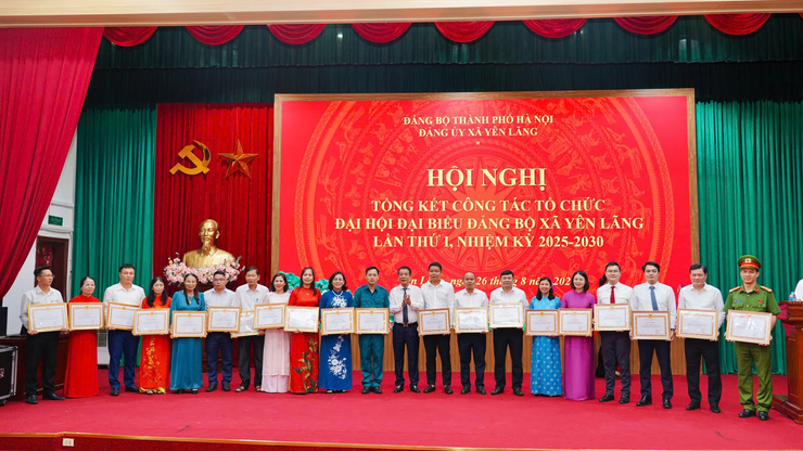 XÃ YÊN LÃNG TỔ CHỨC HỘI NGHỊ TỔNG KẾT CÔNG TÁC TỔ CHỨC ĐẠI HỘI ĐẢNG BỘ LẦN THỨ I, NHIỆM KỲ 2025–2030- Ảnh 3.